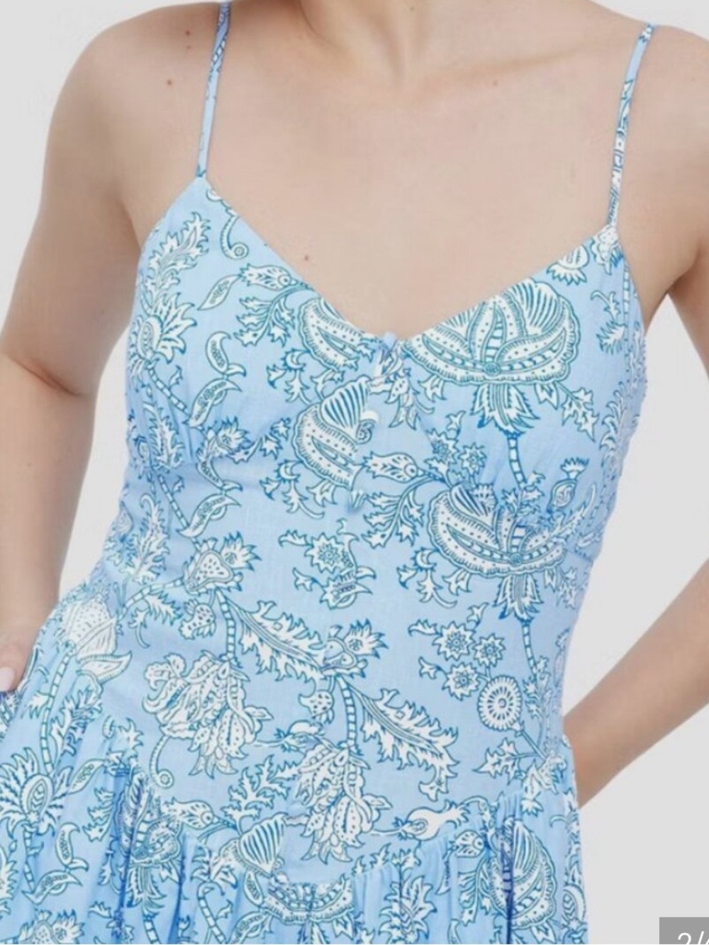 NWT! Roller Rabbit for Target Drop Waist Midi Dress Size Small